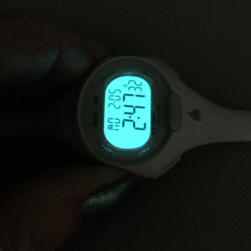 Timex Ironman Triathlon Indiglo Womens Watch 34mm Digital White New Battery